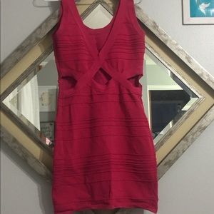 Super pink mini stretchy dress ! So beautiful!
